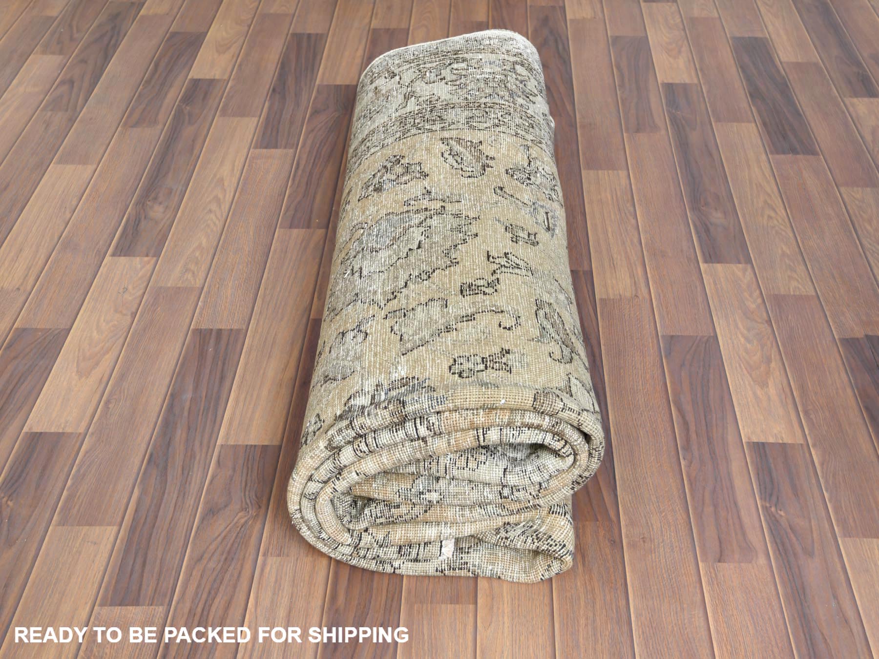 Overdyed & Vintage Rugs LUV550899